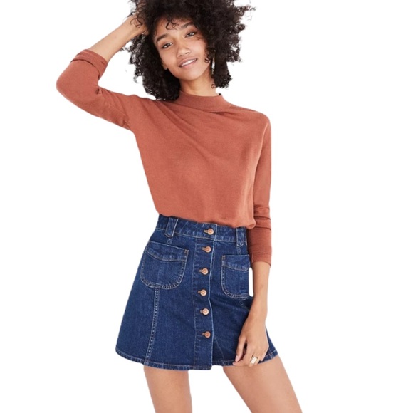 Madewell Dresses & Skirts - Madewell Patch Pocket Denim Mini Skirt